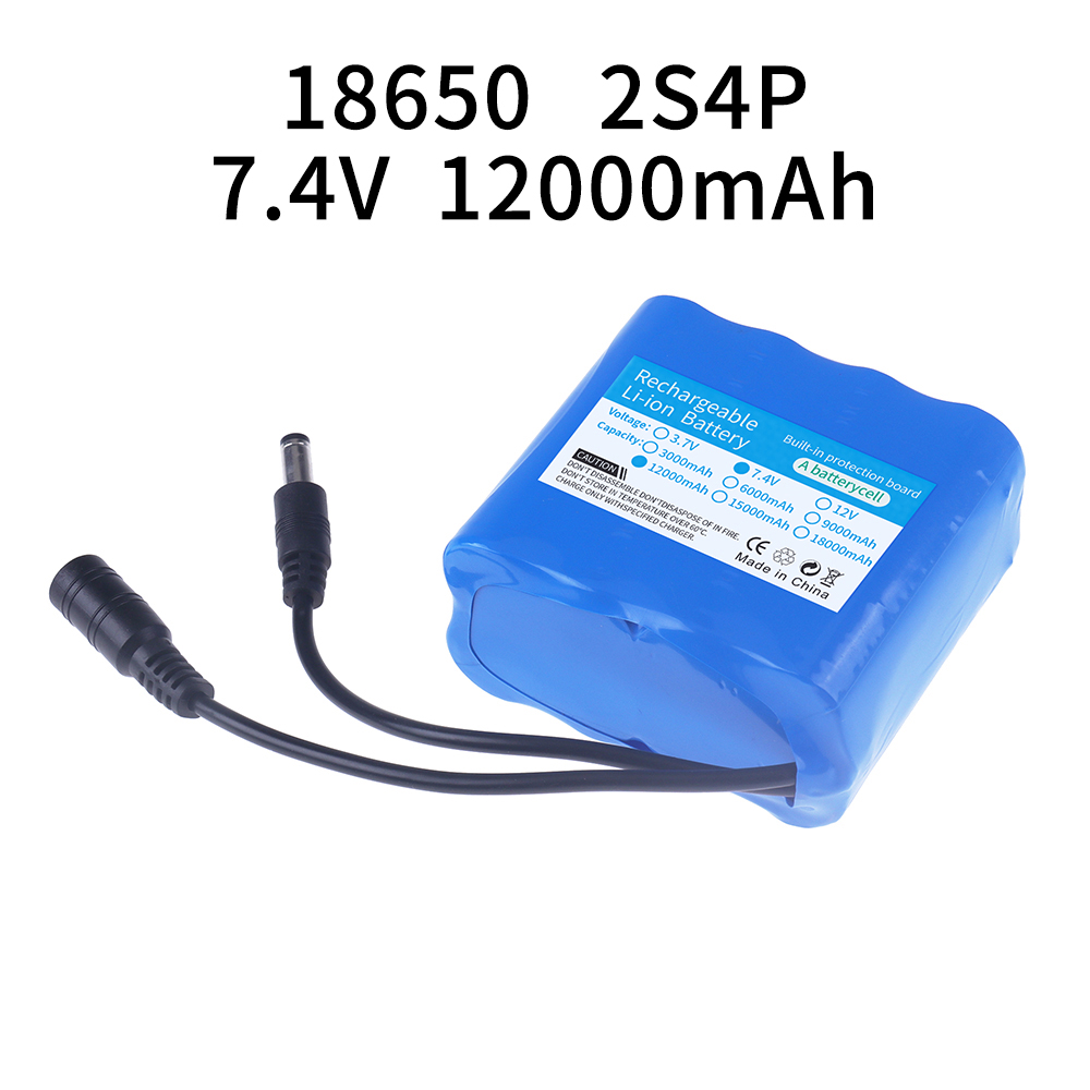 2S4P 18650 Lithium Battery 7.4 - Rc Hobby Light 评论和价格
