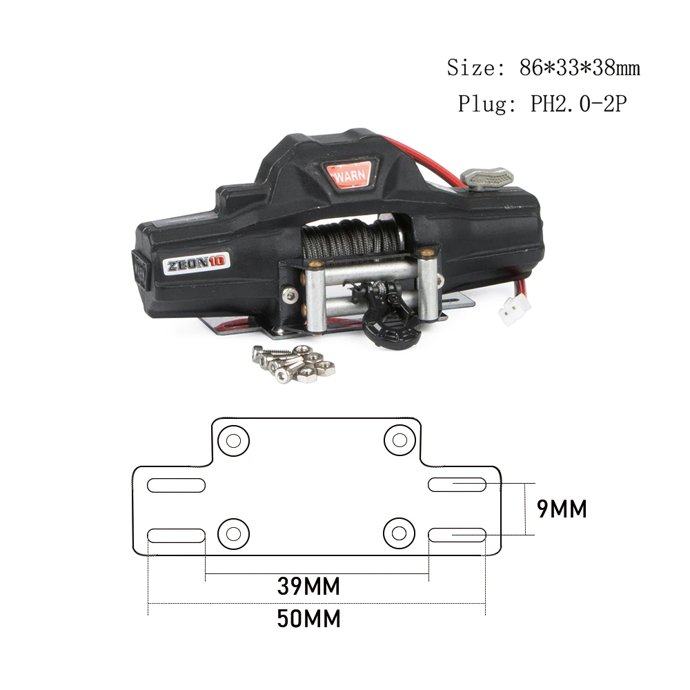Scale Metal Winch and Wireless - Rc Crawler 4X4 评论和价格