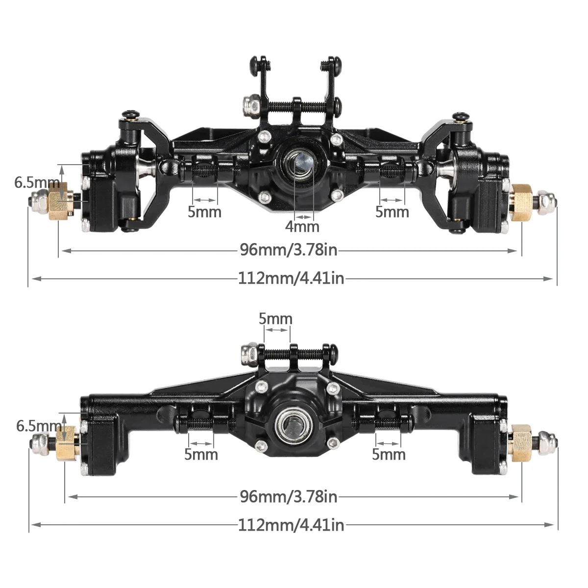 TRX4M Aluminum Front Rear Port - Rc Crawler 4X4 评论和价格